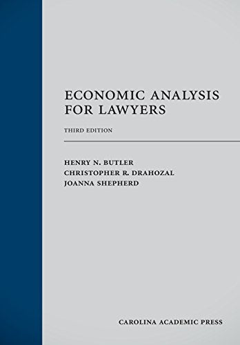 Economic Analysis for Lawyers