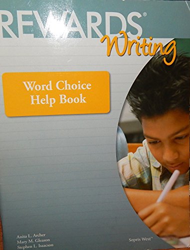Rewards Writing Word Choice Help Book