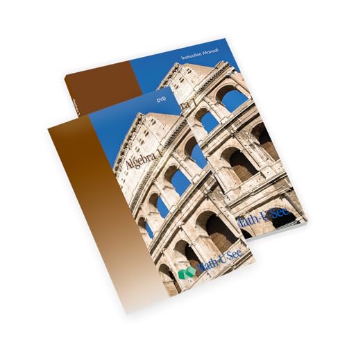 Math U See Algebra 1 Instruction Manuel with DVDs