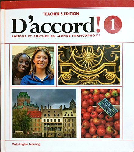 Daccord 2015 Level 1 Teacher Edition