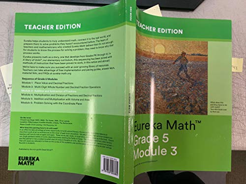 Eureka Math Teacher Edition Grade 5 Module 3, Addition and Subtraction of Fractions