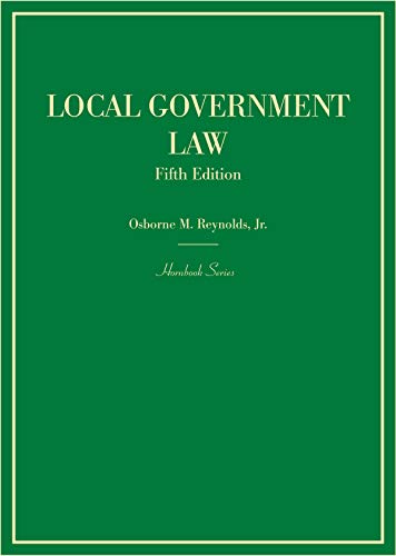 Local Government Law (Hornbooks)