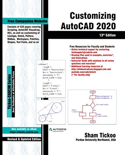 Customizing AutoCAD 2020, 13th Edition