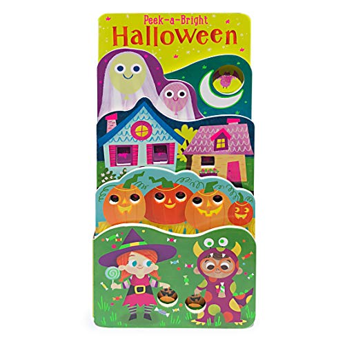 Peek a Bright Halloween (Tall Tiered Board Book)