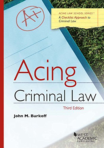 Acing Criminal Law (Acing Series)