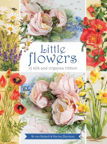 Little Flowers in Silk and Organza Ribbon