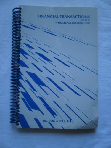 Financial transactions of the wholesale distributor