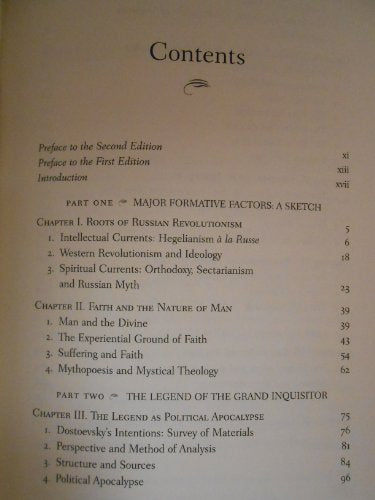 Political Apocalypse: A Study of Dostoevsky's Grand Inquisitor