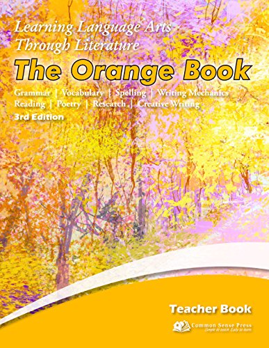 Learning Language Arts through Literature Orange Book 2018