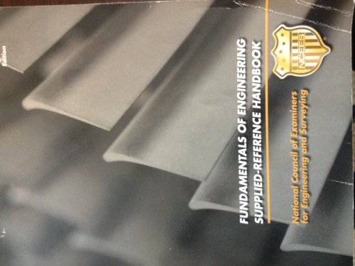 Fundamentals of Engineering Supplied-Reference Handbook