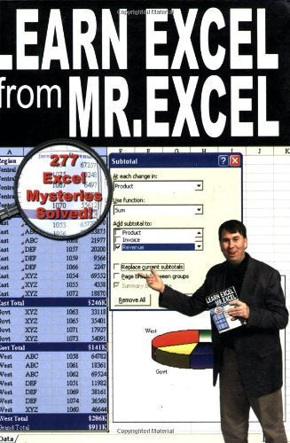 Learn Excel from Mr. Excel: 277 Excel Mysteries Solved