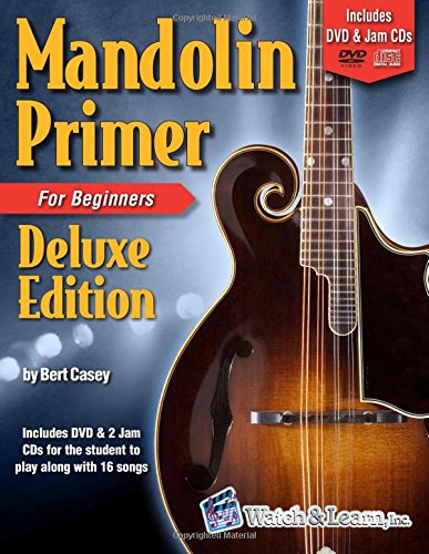 Mandolin Primer Book for Beginners Deluxe Edition with DVD and 2 Jam CDs