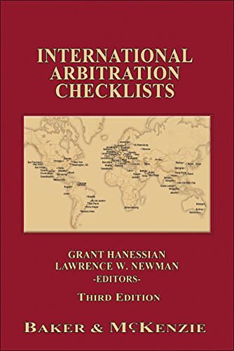 International Arbitration Checklists Third Edition