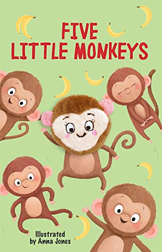 Five Little Monkeys - Children's Finger Puppet Board Book