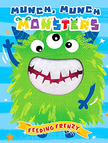 Munch, Munch Monsters - Touch and Feel Board Book - Sensory Board Book