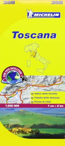 Mapa Local Toscana (Michelin Maps) (Italian Edition)