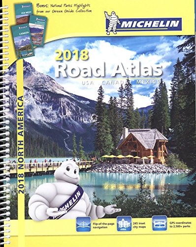 Michelin North America Road Atlas 2018