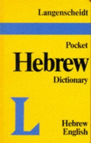 Langenscheidt Pocket Hebrew Dictionary Modern Hebrew-English