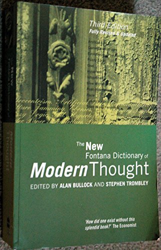 The New Fontana Dictionary of Modern Thought