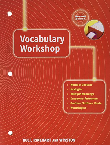 Vocabulary Workshop: Second Course, Grade 8