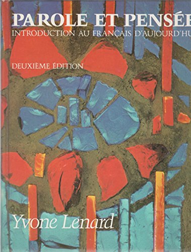Parole et pensée; (French Edition)