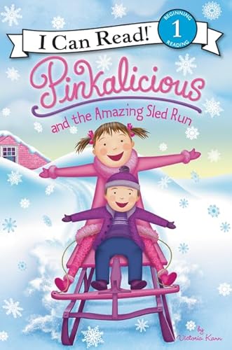 Pinkalicious and the Amazing Sled Run: A Winter and Holiday Book for Kids (I Can Read Level 1)
