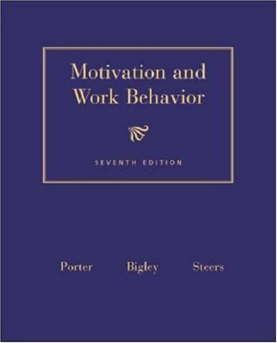 Motivation and Work Behavior