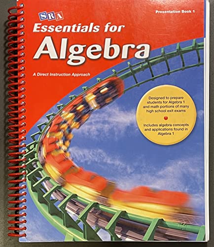 Essentials for Algebra Presentation Book 1 McGraw Hill Educators Edition