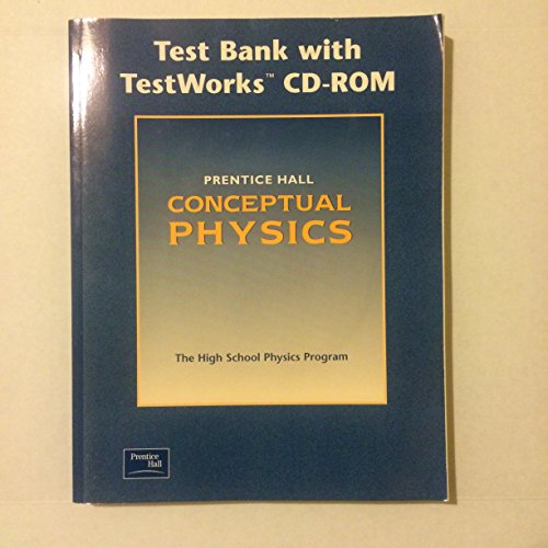 Conceptual Physics 3e Computer Test Bank CD-ROM with Book 2002c