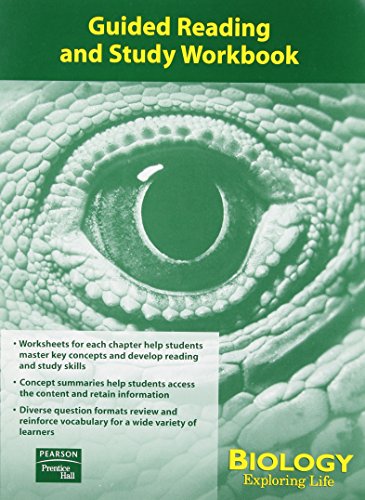 Biology: Exploring Life : Guided Reading and Study Workbook