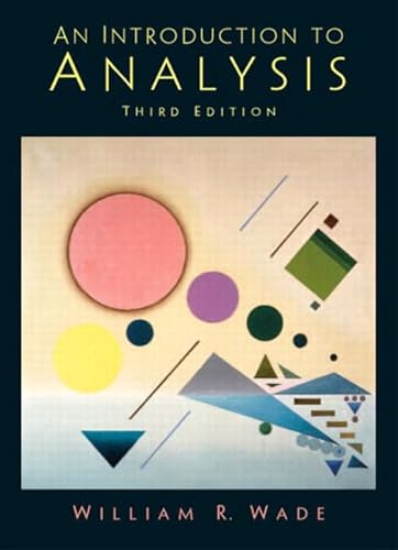 An Introduction to Analysis