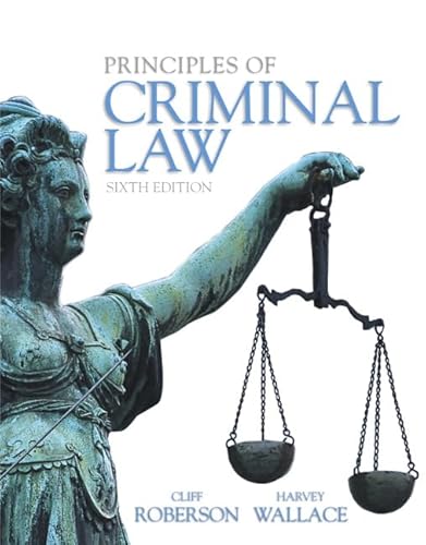 Principles of Criminal Law (6th Edition)