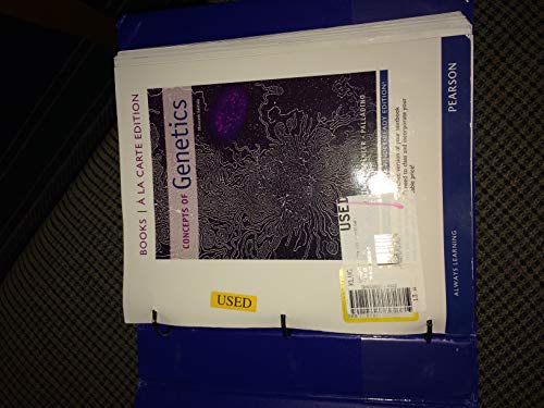Concepts of Genetics, Books a la Carte Edition