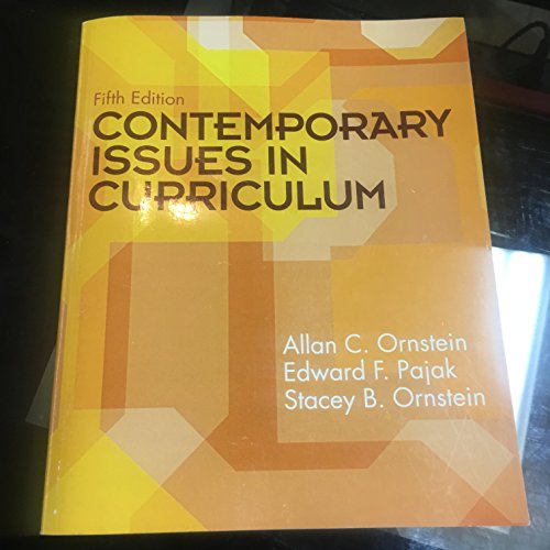 Cover of Contemporary Issues in Curriculum by Ornstein, Allan C., paperback Book