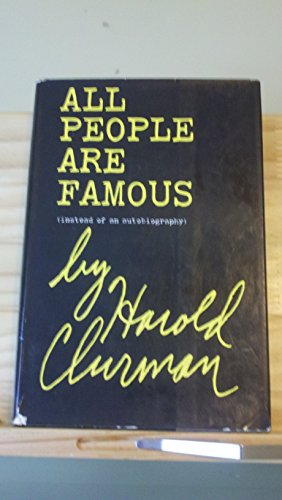 All people are famous (instead of an autobiography)
