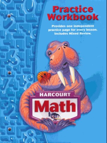 Harcourt Math 3: Practice Workbook