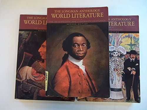 Longman Anthology of World Literature, Volume II (D,E,F), The: The Seventeenth and Eighteen Centuries, The Nineteenth Century, and The Twentieth Century