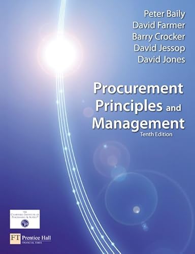 Procurement Principles & Management