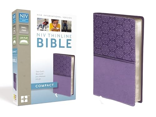 NIV, Thinline Bible, Compact, Imitation Leather, Lavender, Red Letter Edition