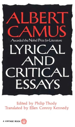 Lyrical and Critical Essays (A Vintage Book)