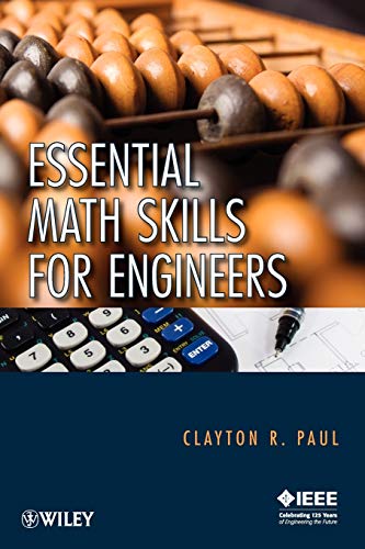 Cover of Essential Math Skills for Engineers (IEEE Press) by Paul, Clayton R. R., paperback Book