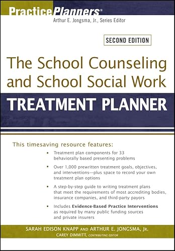 The School Counseling and School Social Work Treatment Planner