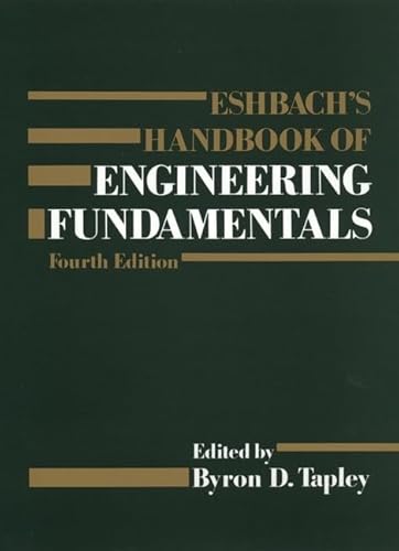 Eshbach's Handbook of Engineering Fundamentals, 4th Edition
