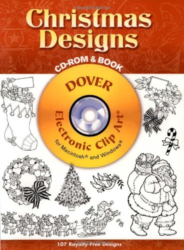 Christmas Designs CD-ROM and Book (Dover Electronic Clip Art)