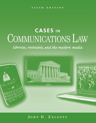 Cases in Communications Law (McGraw-Hill Series in Mass Communication and Journalism)