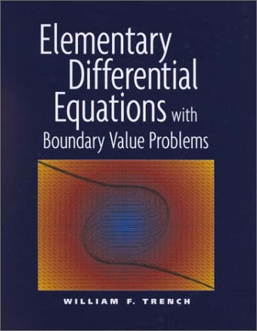 Elementary Differential Equations With Boundary Value Problems