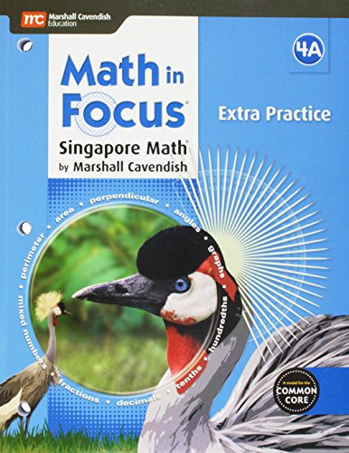 Math in Focus Extra Practice Blackline Master a Grade 4 (Hmh Math in Focus)
