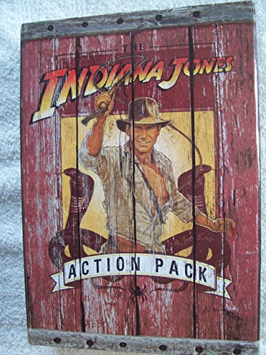 Indiana Jones Action Pack 3 Book Set plus Bonus Poster - Indiana Jones and the Pyramid of the Sorcerer, Indiana Jones and the Mystery of Mount Sinai, The Indiana Jones Handbook: The Complete Adventurer's Guide