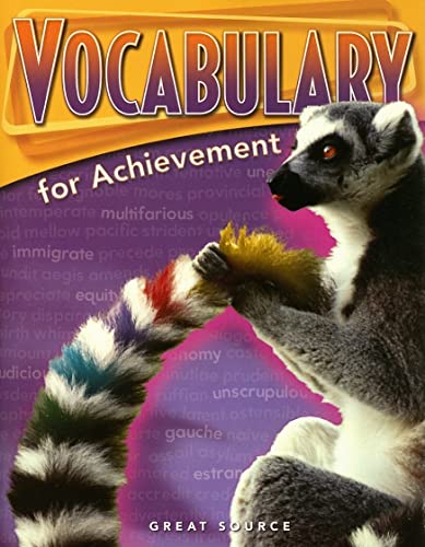 Vocabulary for Achievement: Student Edition Fourth Course