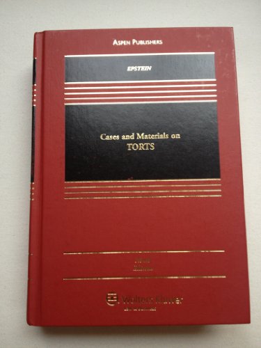 Cases and Materials on Torts